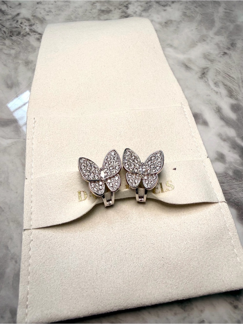 VCA Two Butterfly Earrings